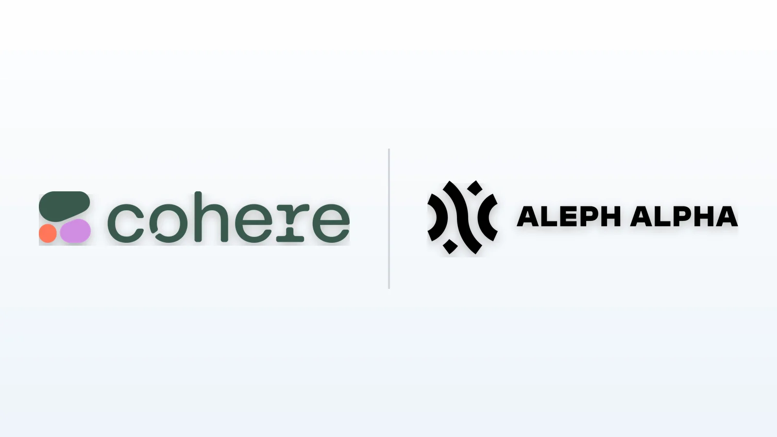 Cohere ve Aleph Alpha logoları, Kanada ve Almanya merkezli yapay zeka şirketlerinin Avrupa AI birleşme görüşmeleri